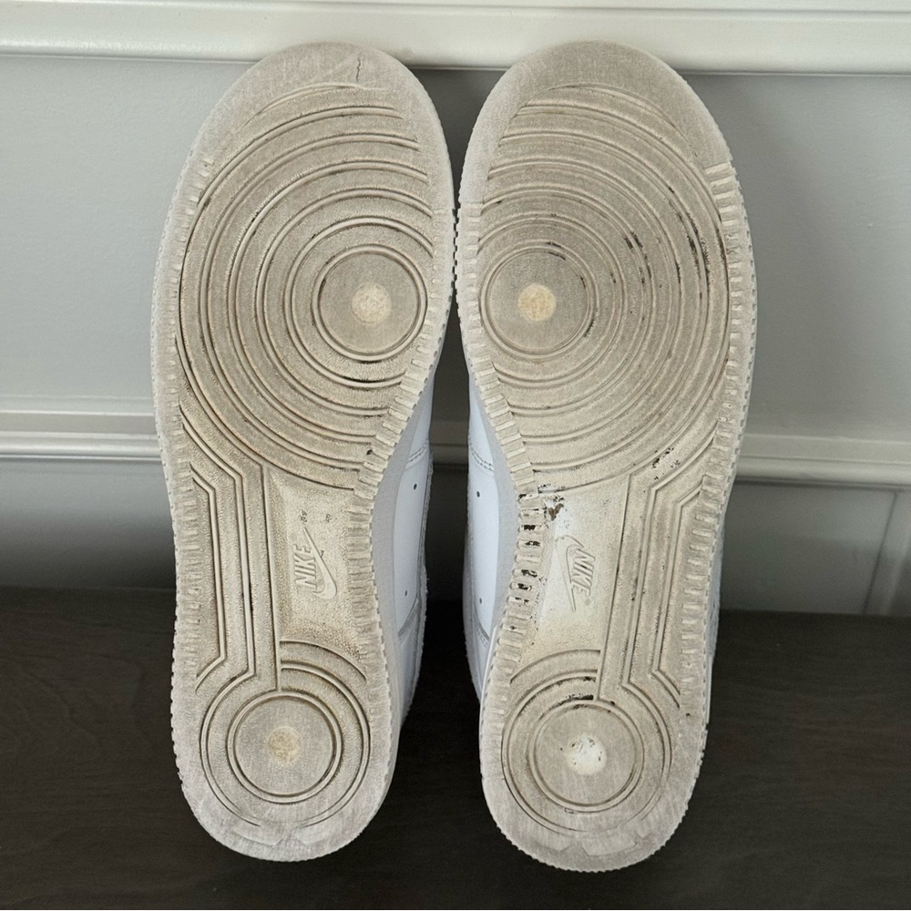 Nike Air Force 1 '07 Shoes Mens White Leather Low Top CW2288-111 Sneakers Sz 9 - Picture 8 of 13